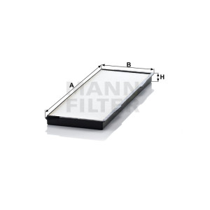 Фильтр салона MANN-FILTER CU 37 001